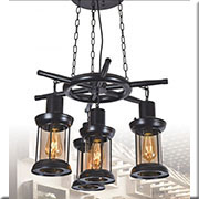 Đèn Thả Nghệ Thuật KP4 9824-4P Ø550x550x850 