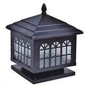 Đèn gắn trụ cổng, trụ cột vuông 4 mái cổ điển  6843 200x350