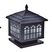 Đèn gắn trụ cổng, trụ cột vuông 4 mái cổ điển 6843 250x350