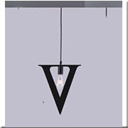 Đèn Thả Chữ cái Trang Trí AU DY2201 320x1000