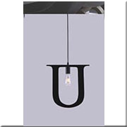 Đèn Thả Chữ  cái Trang Trí AU DY2203 380x1000