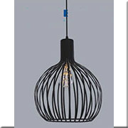 Đèn Thả lồng sắt đường kính 28cm DTKD400 Ø280x1000