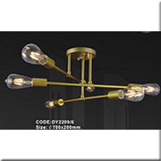 Đèn Chùm Nghệ Thuật AU DY2209/6 Ø700x200