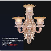 Đèn Tường Pha Lê Nến KP4 TN0800/3 260x180x500