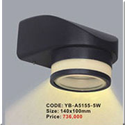 Đèn Ốp Tường Ngoại Thất KP4 YB-A5155-5W 140x100