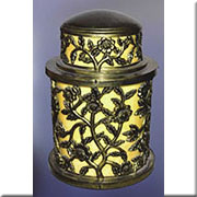 Đèn Trụ Cổng tròn cổ điển bằng đồng B3097  Ø300x450