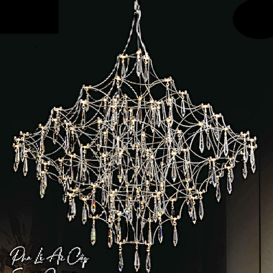 Đèn chùm pha lê Ai Cập đường kính 1 mét TH-8815