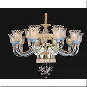 Đèn Chùm Pha Lê Nến KP2 8090/10+5 Ø1000x1000