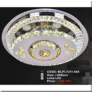 Đèn Mâm Pha Lê Led KP2 MLPL7211-600 Ø600