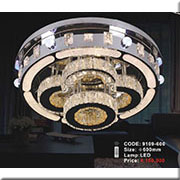 Đèn Mâm Pha Lê Led KP2 9109-600 Ø600