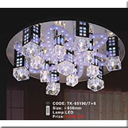 Đèn Mâm Pha Lê Led KP2 TK-85190/7+6 Ø650