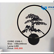 Đèn Tường LED KP2 2306-1 Ø80x340