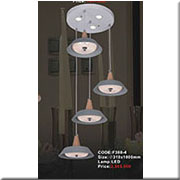 Đèn Thả Bàn Ăn KP2 F388-4 Ø310x1000