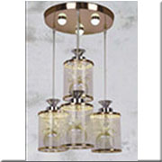 Đèn Thả LED 4 đèn thuỷ tinh 8007 Ø300x1000