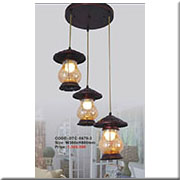 Đèn Thả Cổ Điển KP2 DTC-6679-3 W300xH800