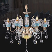 Đèn Chùm Pha Lê Nến KP4 8602/6 Ø680xH580