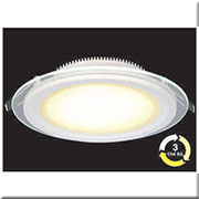 Đèn LED Âm Trần 3 Màu HP3 AT59 -12W Ø160xH40, khoét lỗ Ø120