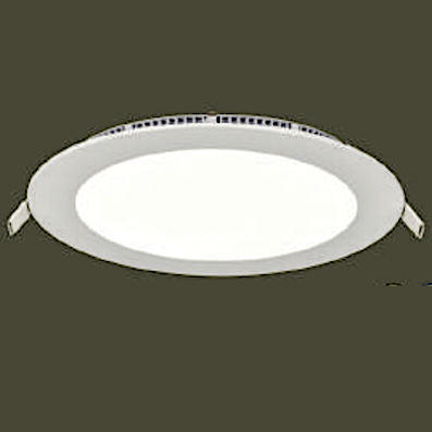 Đèn LED Âm Trần siêu mỏng tròn chip samsung 1 Màu 6W AT-67- 6W Ø120xH15, khoét lỗ Ø100