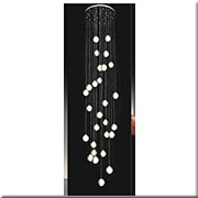 Đèn Thả Thông Tầng Led KP4 1080-28 Ø600x2500