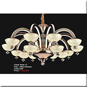 Đèn Chùm Pha Lê LED KP4 9020-15 Ø900x1000