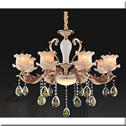 Đèn Chùm Pha Lê Nến KP4 6065/8 Ø800x590