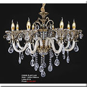 Đèn Chùm Pha Lê Nến KP4 PLNY14/8 Ø800x780