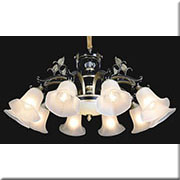 Đèn Chùm 10 hoa loa kèn 8240/10 Ø890x370