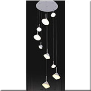 Đèn Thả Led AU DY8045/9 Ø500x1000