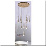 Đèn Thả Led Thông Tầng KP4 DY2003/10 Ø500x1500