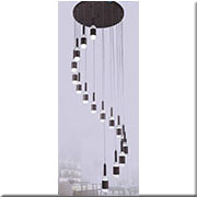 Đèn Thả Led Thông Tầng KP4 DY2006/16 Ø600xH2000