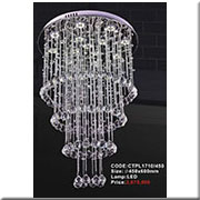 Đèn Chùm Pha Lê KP4 CTPL1710/450 Ø450x600