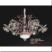 Đèn Chùm Pha Lê KP4 A589-6B Ø800x1000