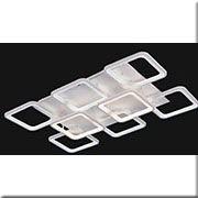 Đèn Led gắn trần hình chữ nhật 6 ô vuông led 3 màu dài 95x rộng 62cm  X11-6+2