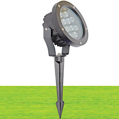 Đèn led có chân ghim cỏ, đất 12W, ánh sáng vàng GC-0404- 12w
