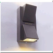 Đèn Vách Ngoại Thất hắt 2 đầu AK 02 Xám L80xW65xH140