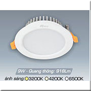 Đèn LED Âm Trần ANFACO 9W 3 chế độ màu AFC 417 9W