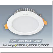 Đèn LED Âm Trần ANFACO AFC 417 12W 3 chế độ màu