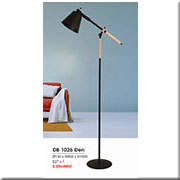 Đèn Cây Trang Trí HP1 ĐC 1026 ĐEN Ø130xW600xH1500