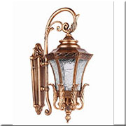 Đèn gắn tường ngoài trời màu đồng phong cách tân cổ điển VT-301 L200xW160xH550