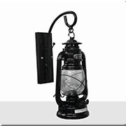 Đèn gắn tường đèn dầu cổ màu đen chống nước HF 809D Ø150x300