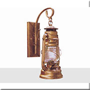 Đèn gắn tường đèn dầu cổ màu vàng đồng HF 135V Ø150x300