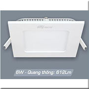 Đèn LED Âm Trần siêu mỏng vuông cao cấp 6W ANFACO