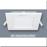 Đèn LED Âm Trần siêu mỏng vuông 9w ANFACO