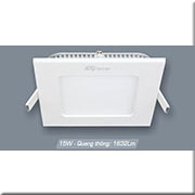 Đèn LED Âm Trần siêu mỏng vuông 15W 20x20mm ANFACO