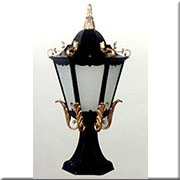 Đèn Trụ Cổng bán cổ điển có hoa văn CT-6249 300xH500