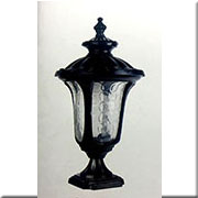 Đèn Trụ Cổng cổ điển đen CT-6248 L230xH350