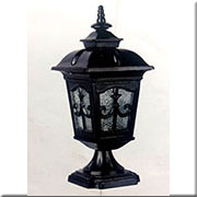 Đèn Trụ Cổng màu đen CT CT-6242 180xH400