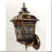Đèn gắn tường ngoài trời cổ điển màu đồng CT-6241 180xH400