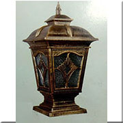 Đèn Trụ Cổng CT CT-6232 330xH650, đế 250