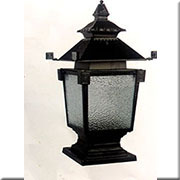 Đèn Trụ Cổng CT CT-6227 400xH730, đế 260